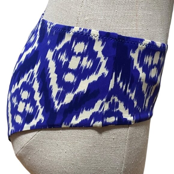 Zingara Swimwear 6 Bottom Blue White Lycra - Picture 2 of 13